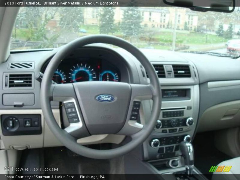 Brilliant Silver Metallic / Medium Light Stone 2010 Ford Fusion SE