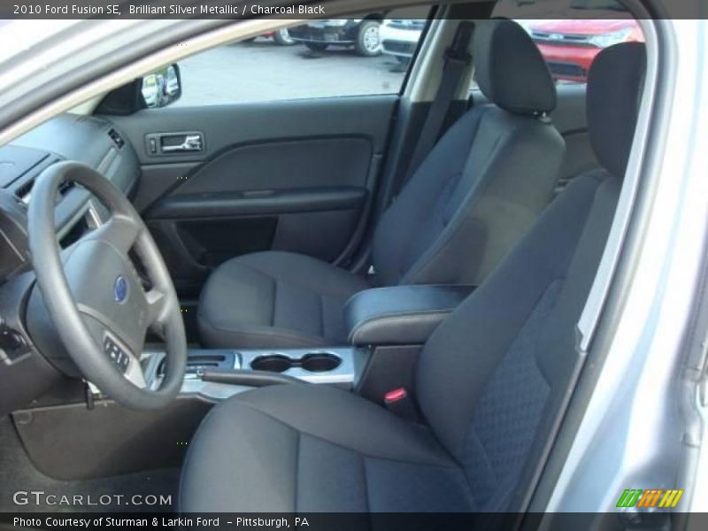 Brilliant Silver Metallic / Charcoal Black 2010 Ford Fusion SE