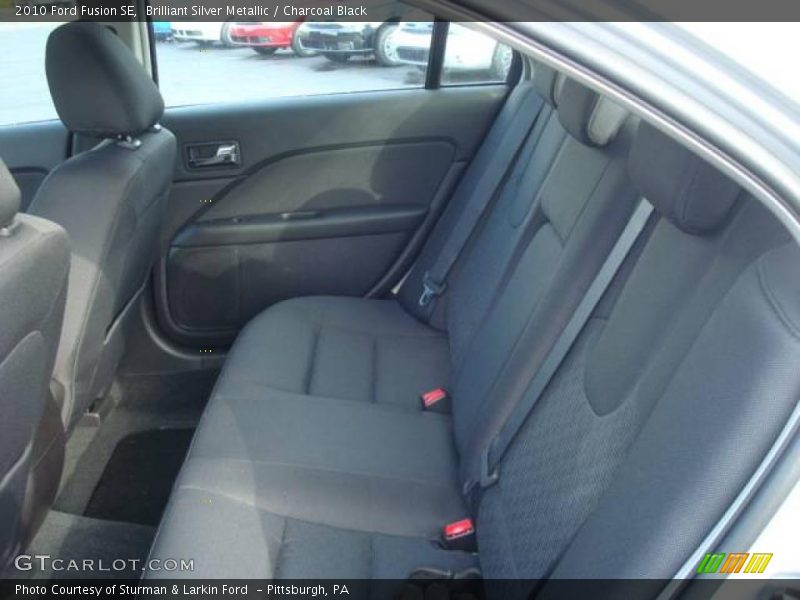 Brilliant Silver Metallic / Charcoal Black 2010 Ford Fusion SE