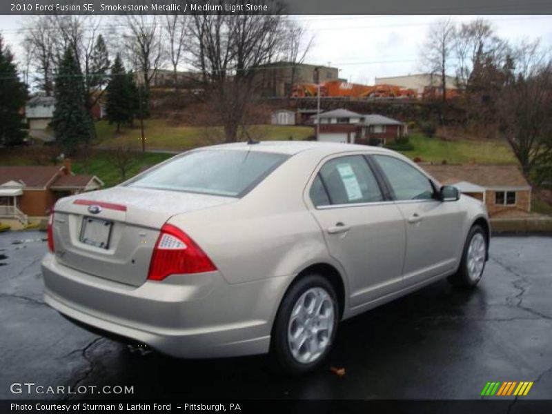 Smokestone Metallic / Medium Light Stone 2010 Ford Fusion SE