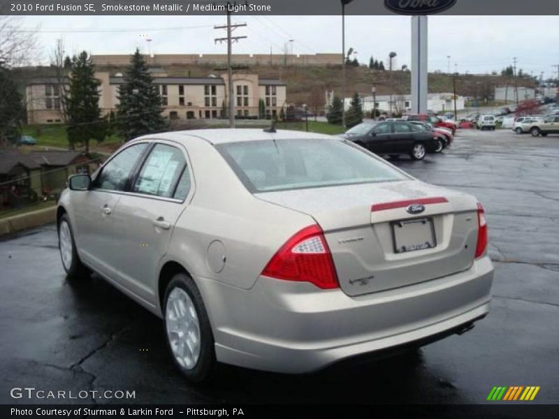 Smokestone Metallic / Medium Light Stone 2010 Ford Fusion SE