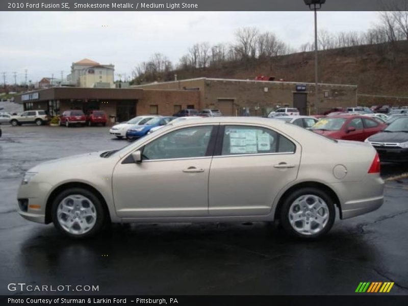 Smokestone Metallic / Medium Light Stone 2010 Ford Fusion SE