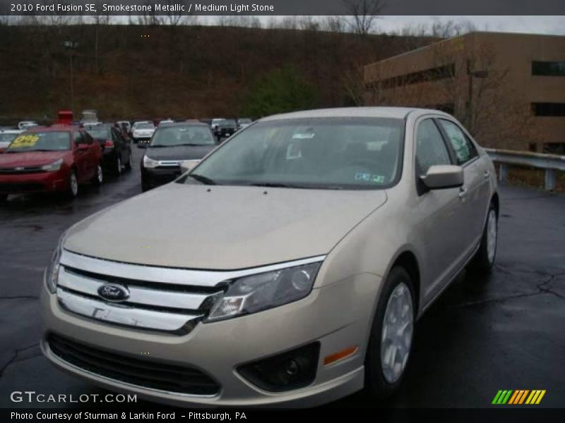 Smokestone Metallic / Medium Light Stone 2010 Ford Fusion SE