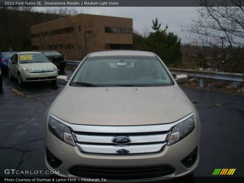 Smokestone Metallic / Medium Light Stone 2010 Ford Fusion SE