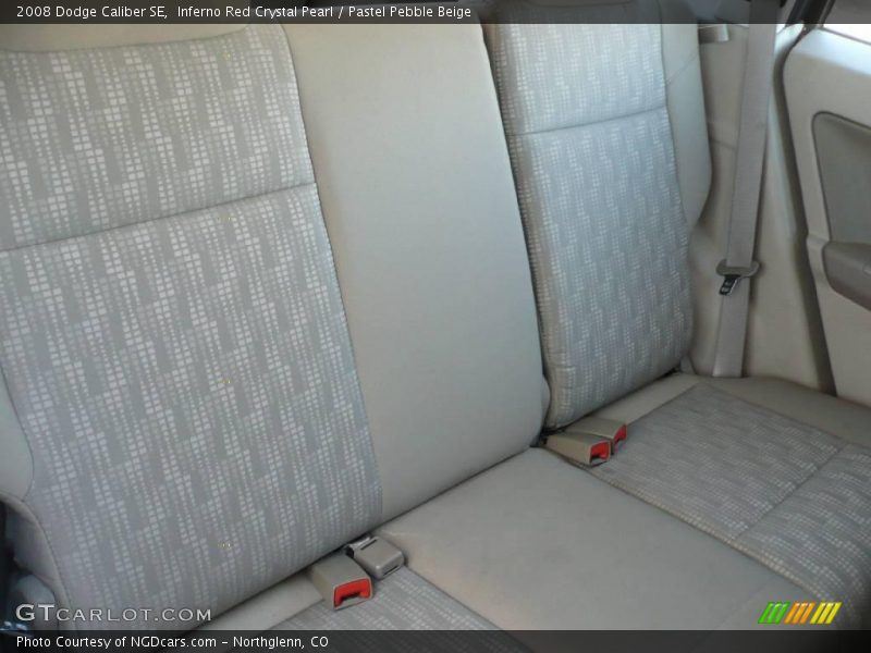 Inferno Red Crystal Pearl / Pastel Pebble Beige 2008 Dodge Caliber SE
