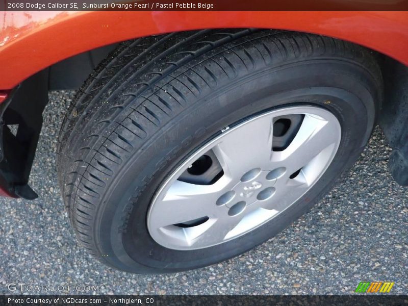 Sunburst Orange Pearl / Pastel Pebble Beige 2008 Dodge Caliber SE