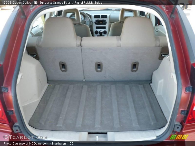 Sunburst Orange Pearl / Pastel Pebble Beige 2008 Dodge Caliber SE