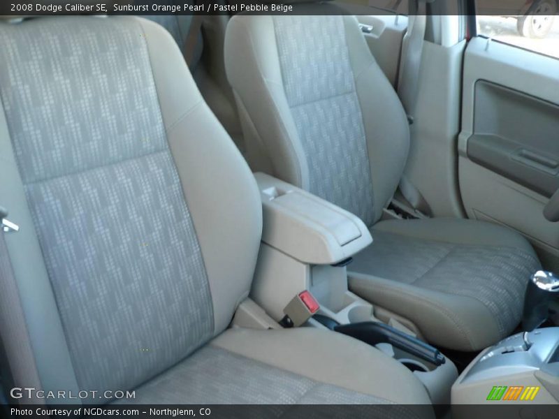 Sunburst Orange Pearl / Pastel Pebble Beige 2008 Dodge Caliber SE