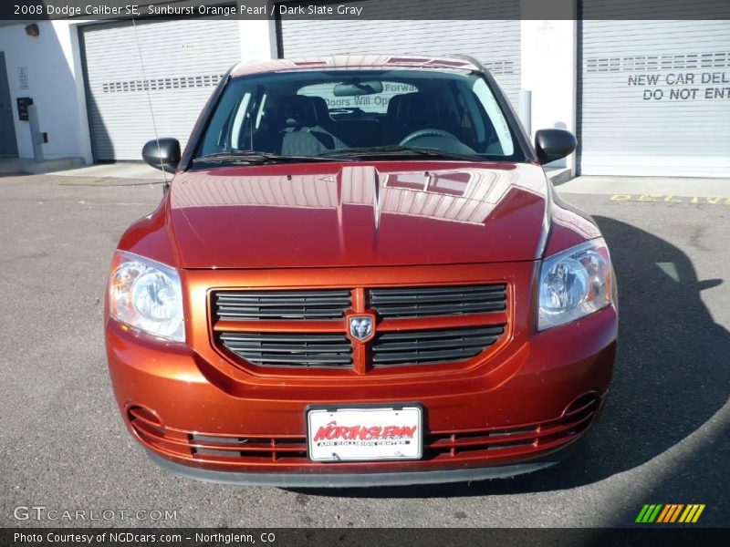 Sunburst Orange Pearl / Dark Slate Gray 2008 Dodge Caliber SE