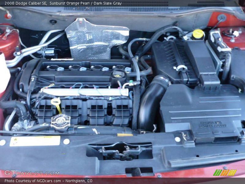 Sunburst Orange Pearl / Dark Slate Gray 2008 Dodge Caliber SE