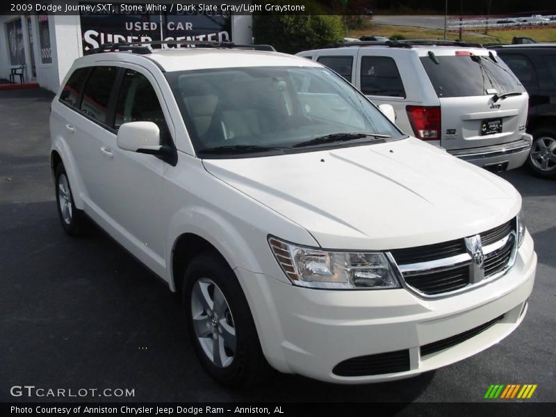Stone White / Dark Slate Gray/Light Graystone 2009 Dodge Journey SXT