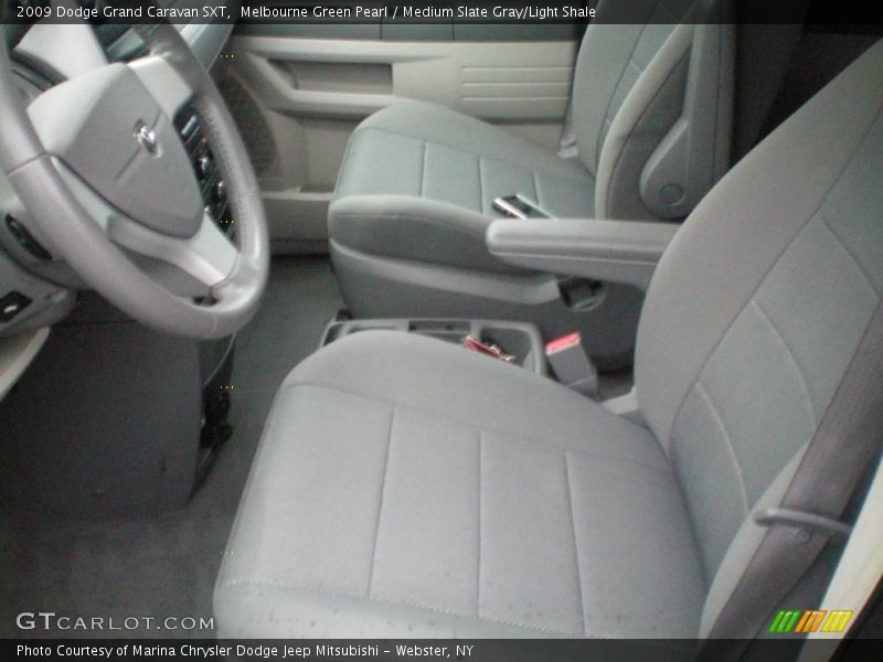 Melbourne Green Pearl / Medium Slate Gray/Light Shale 2009 Dodge Grand Caravan SXT
