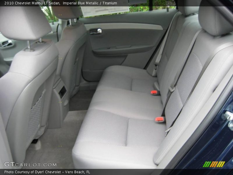 Imperial Blue Metallic / Titanium 2010 Chevrolet Malibu LT Sedan