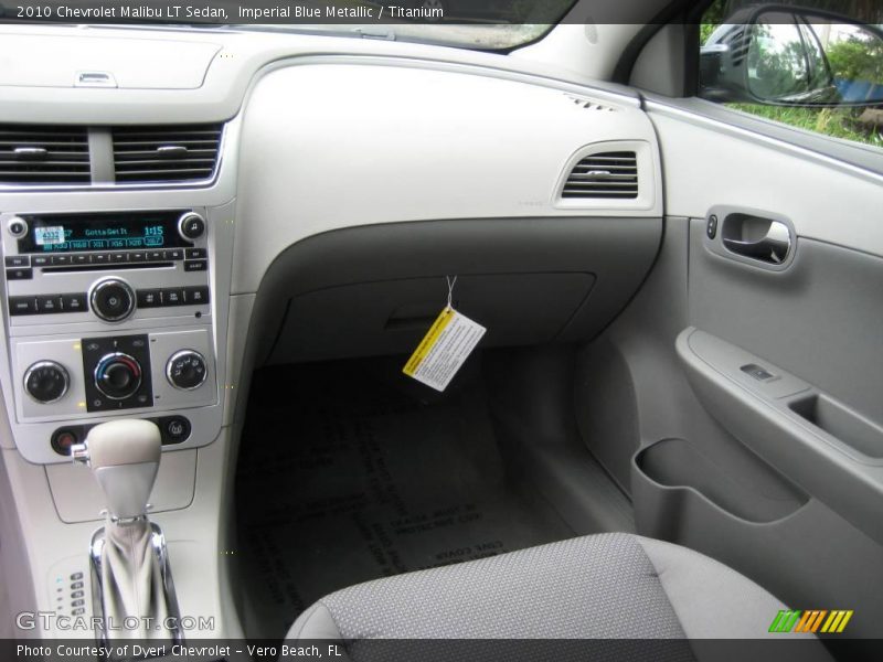 Imperial Blue Metallic / Titanium 2010 Chevrolet Malibu LT Sedan