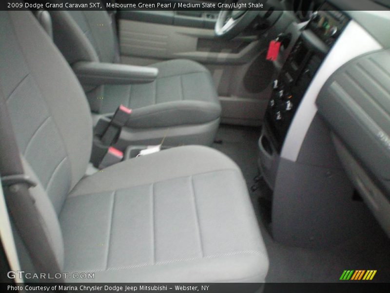 Melbourne Green Pearl / Medium Slate Gray/Light Shale 2009 Dodge Grand Caravan SXT