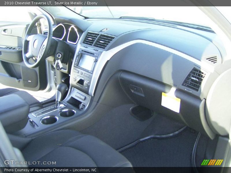 Silver Ice Metallic / Ebony 2010 Chevrolet Traverse LT