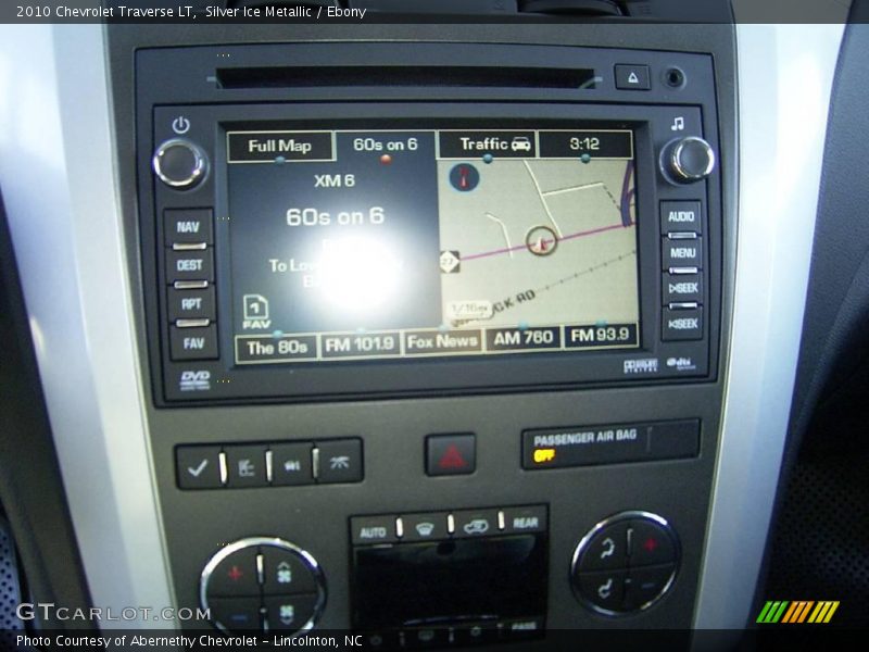 Silver Ice Metallic / Ebony 2010 Chevrolet Traverse LT