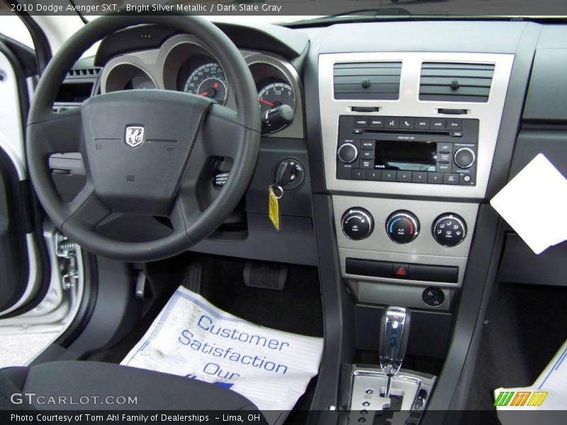 Bright Silver Metallic / Dark Slate Gray 2010 Dodge Avenger SXT