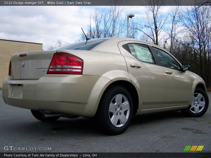 White Gold / Dark Slate Gray 2010 Dodge Avenger SXT