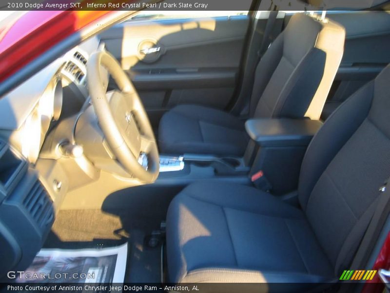Inferno Red Crystal Pearl / Dark Slate Gray 2010 Dodge Avenger SXT