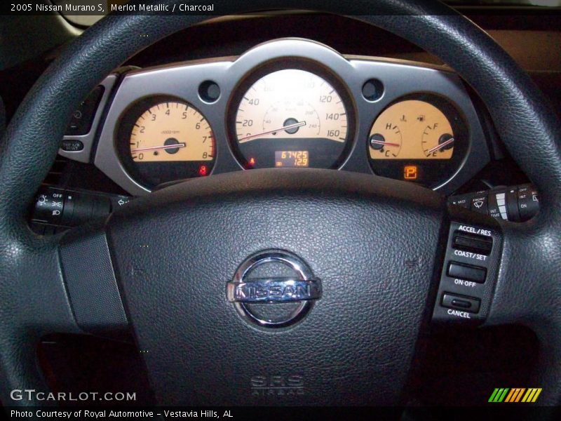 Merlot Metallic / Charcoal 2005 Nissan Murano S
