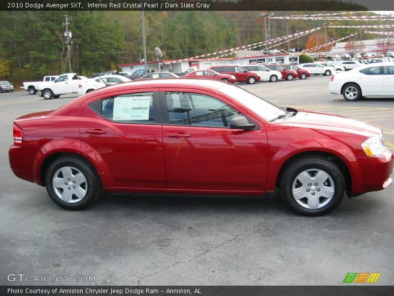 Inferno Red Crystal Pearl / Dark Slate Gray 2010 Dodge Avenger SXT