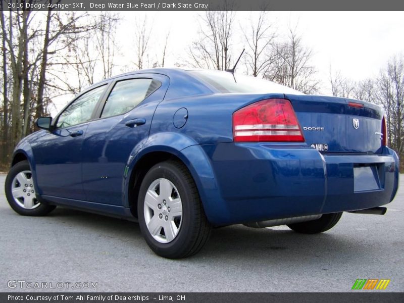 Deep Water Blue Pearl / Dark Slate Gray 2010 Dodge Avenger SXT