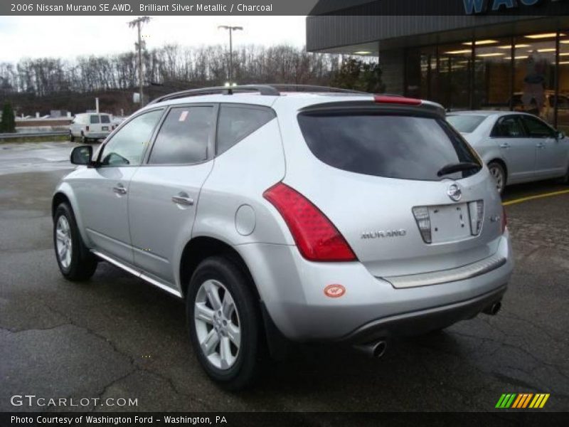 Brilliant Silver Metallic / Charcoal 2006 Nissan Murano SE AWD