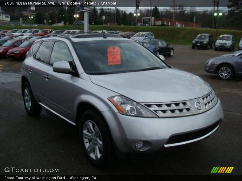 Brilliant Silver Metallic / Charcoal 2006 Nissan Murano SE AWD