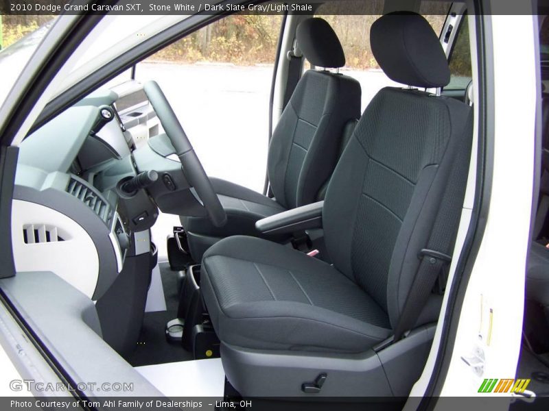 Stone White / Dark Slate Gray/Light Shale 2010 Dodge Grand Caravan SXT