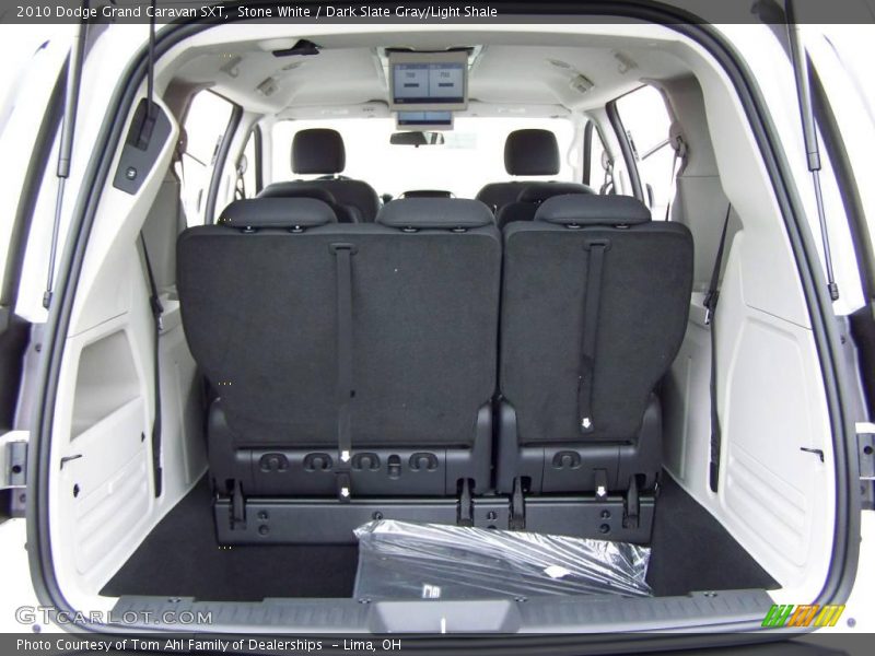 Stone White / Dark Slate Gray/Light Shale 2010 Dodge Grand Caravan SXT