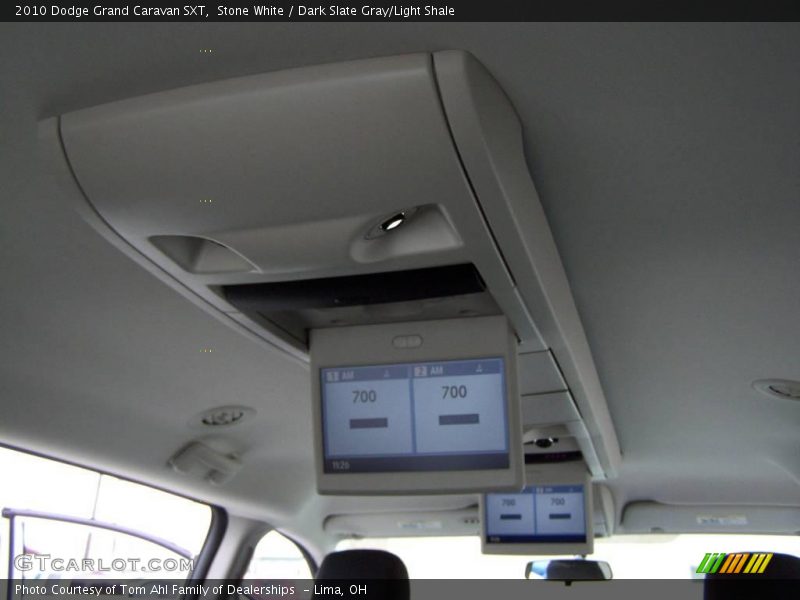 Stone White / Dark Slate Gray/Light Shale 2010 Dodge Grand Caravan SXT