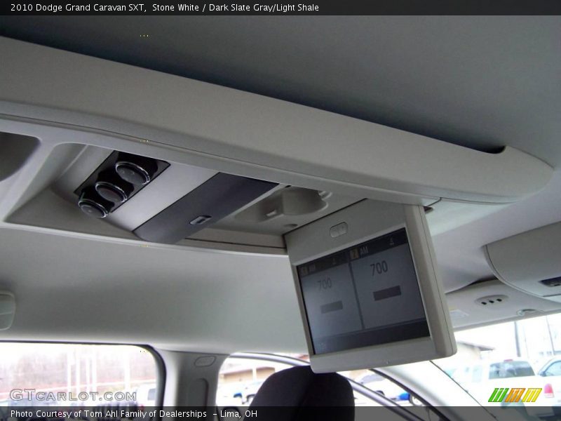 Stone White / Dark Slate Gray/Light Shale 2010 Dodge Grand Caravan SXT
