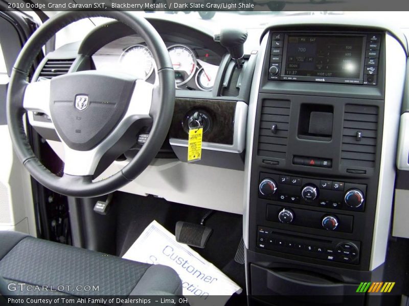 Blackberry Metallic / Dark Slate Gray/Light Shale 2010 Dodge Grand Caravan SXT