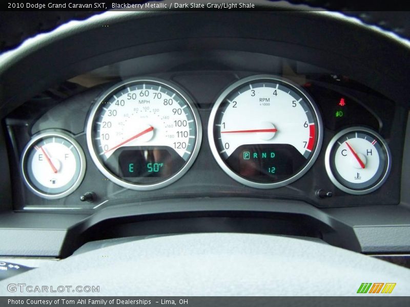 Blackberry Metallic / Dark Slate Gray/Light Shale 2010 Dodge Grand Caravan SXT