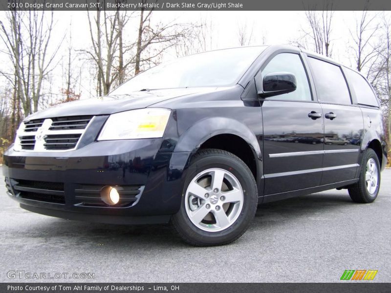 Blackberry Metallic / Dark Slate Gray/Light Shale 2010 Dodge Grand Caravan SXT