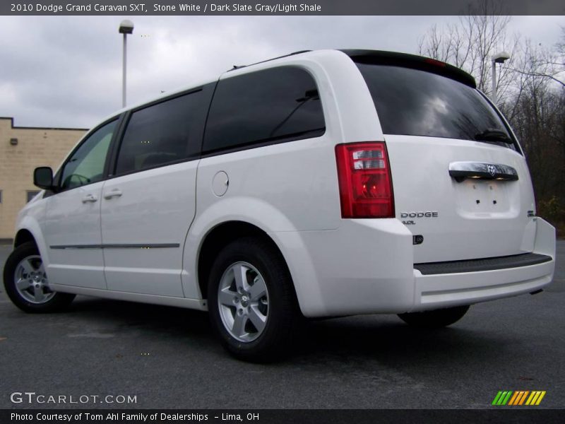 Stone White / Dark Slate Gray/Light Shale 2010 Dodge Grand Caravan SXT