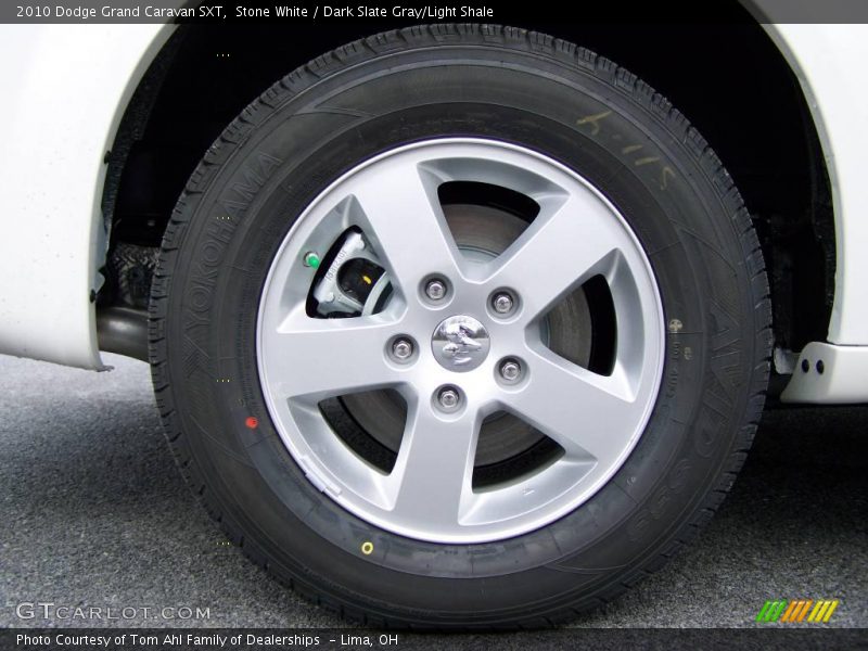 Stone White / Dark Slate Gray/Light Shale 2010 Dodge Grand Caravan SXT