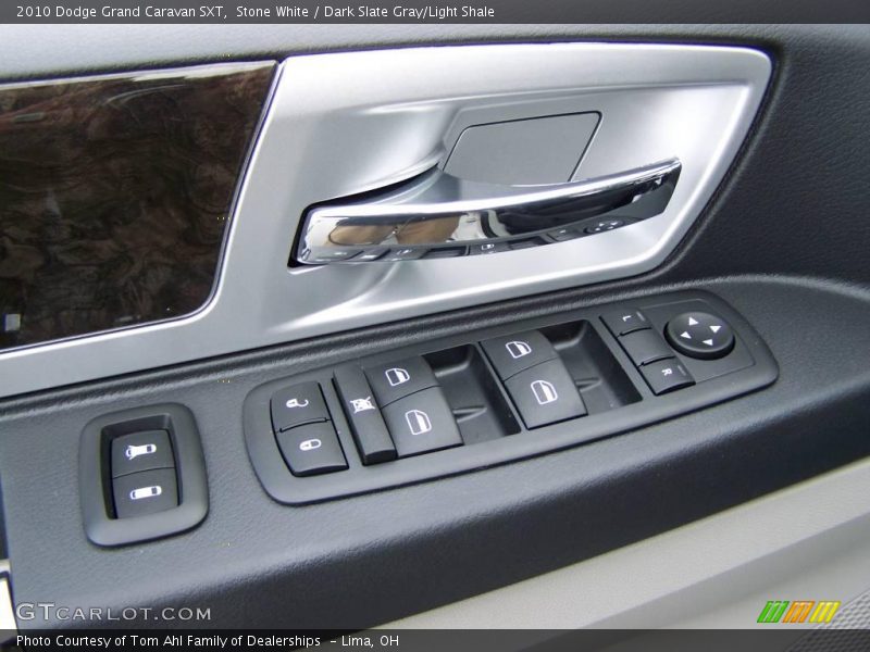 Stone White / Dark Slate Gray/Light Shale 2010 Dodge Grand Caravan SXT