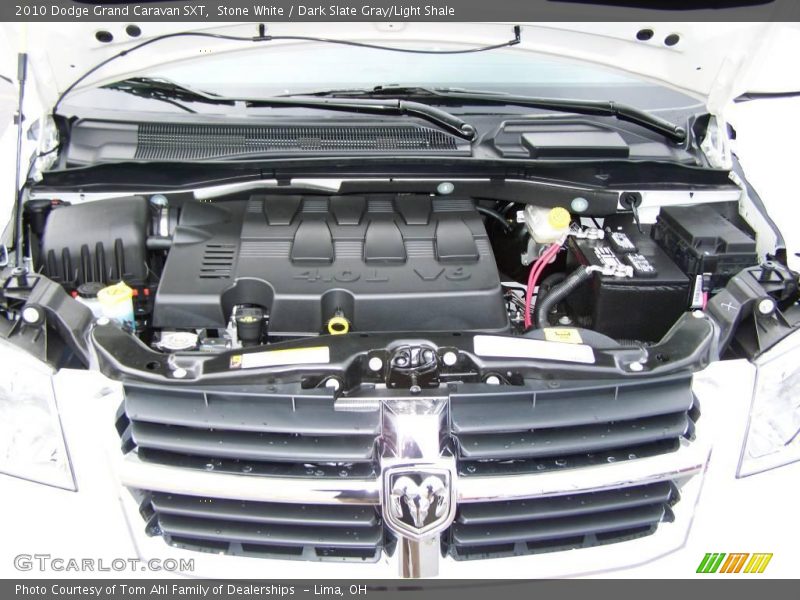 Stone White / Dark Slate Gray/Light Shale 2010 Dodge Grand Caravan SXT