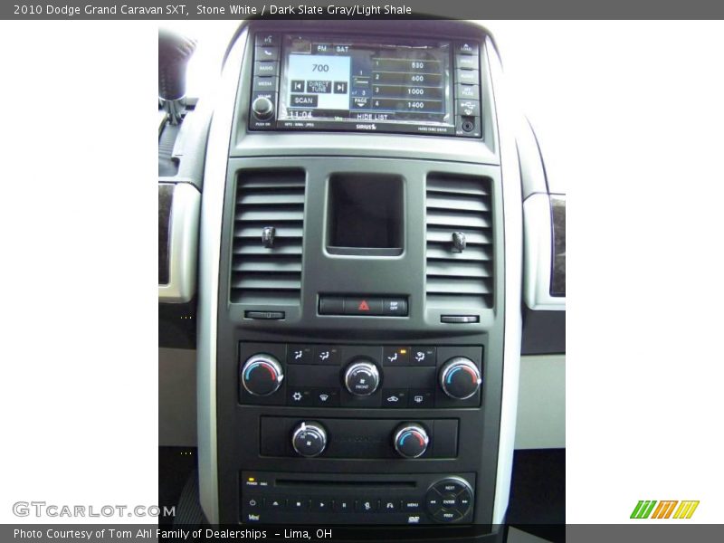 Stone White / Dark Slate Gray/Light Shale 2010 Dodge Grand Caravan SXT