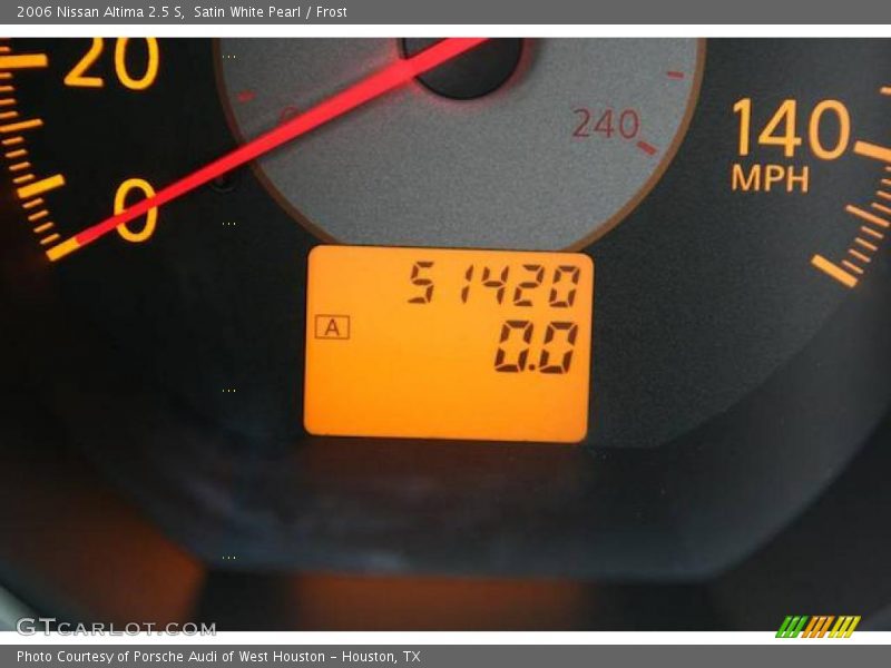 Satin White Pearl / Frost 2006 Nissan Altima 2.5 S