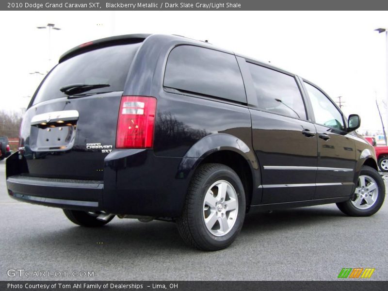 Blackberry Metallic / Dark Slate Gray/Light Shale 2010 Dodge Grand Caravan SXT