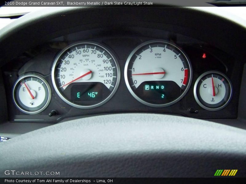 Blackberry Metallic / Dark Slate Gray/Light Shale 2010 Dodge Grand Caravan SXT