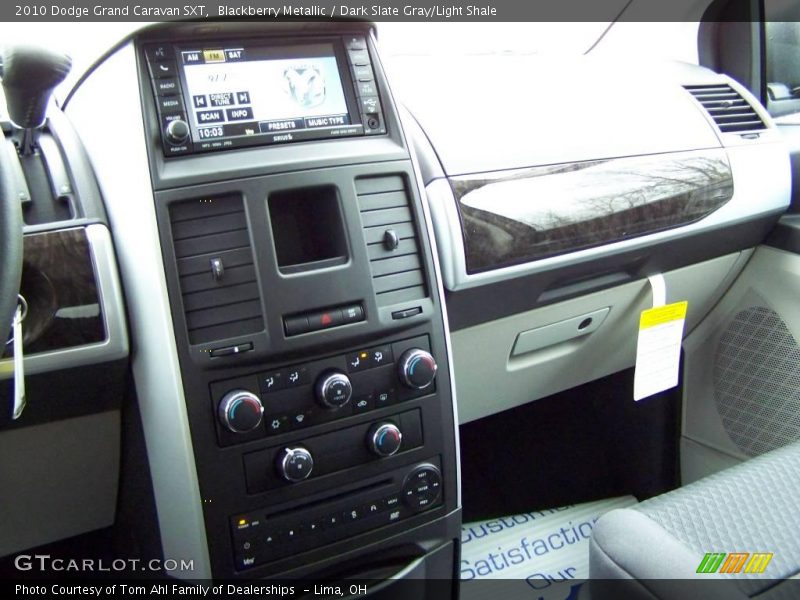 Blackberry Metallic / Dark Slate Gray/Light Shale 2010 Dodge Grand Caravan SXT