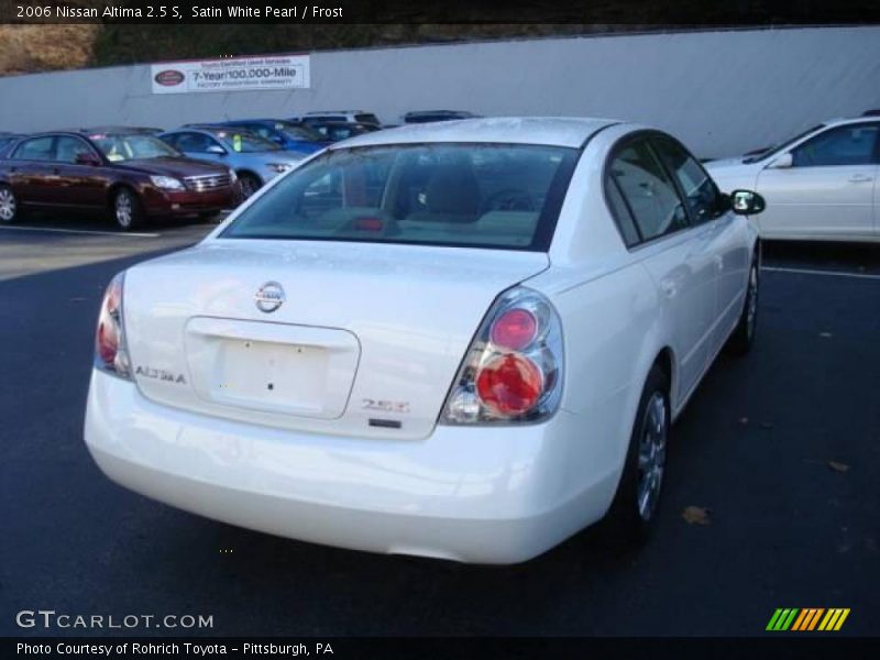 Satin White Pearl / Frost 2006 Nissan Altima 2.5 S