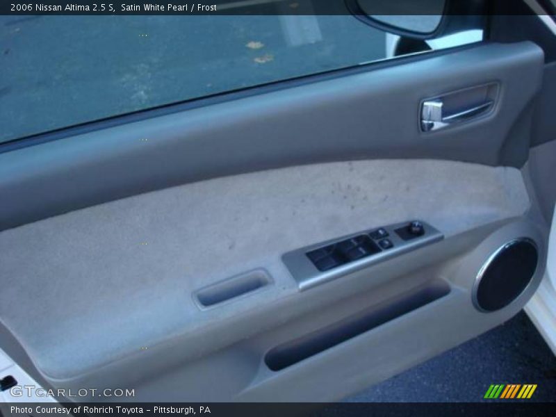 Satin White Pearl / Frost 2006 Nissan Altima 2.5 S