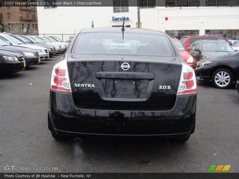 Super Black / Charcoal/Steel 2007 Nissan Sentra 2.0 S