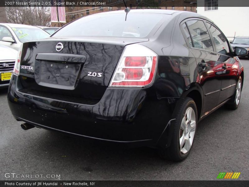 Super Black / Charcoal/Steel 2007 Nissan Sentra 2.0 S