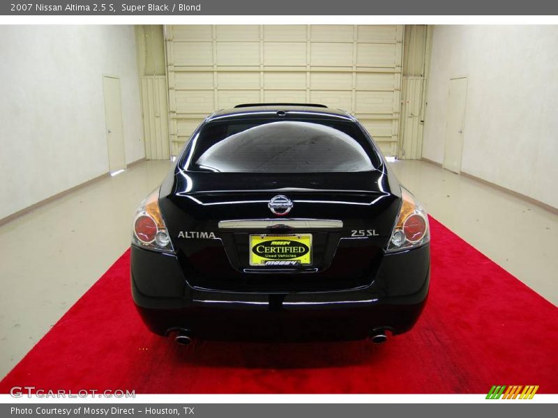 Super Black / Blond 2007 Nissan Altima 2.5 S